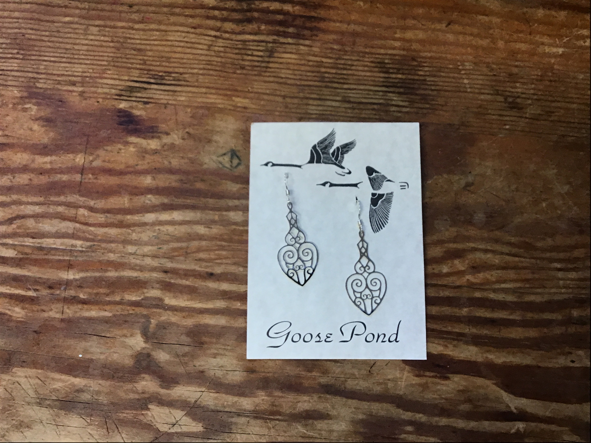 GOOSE Drop Heart Earring