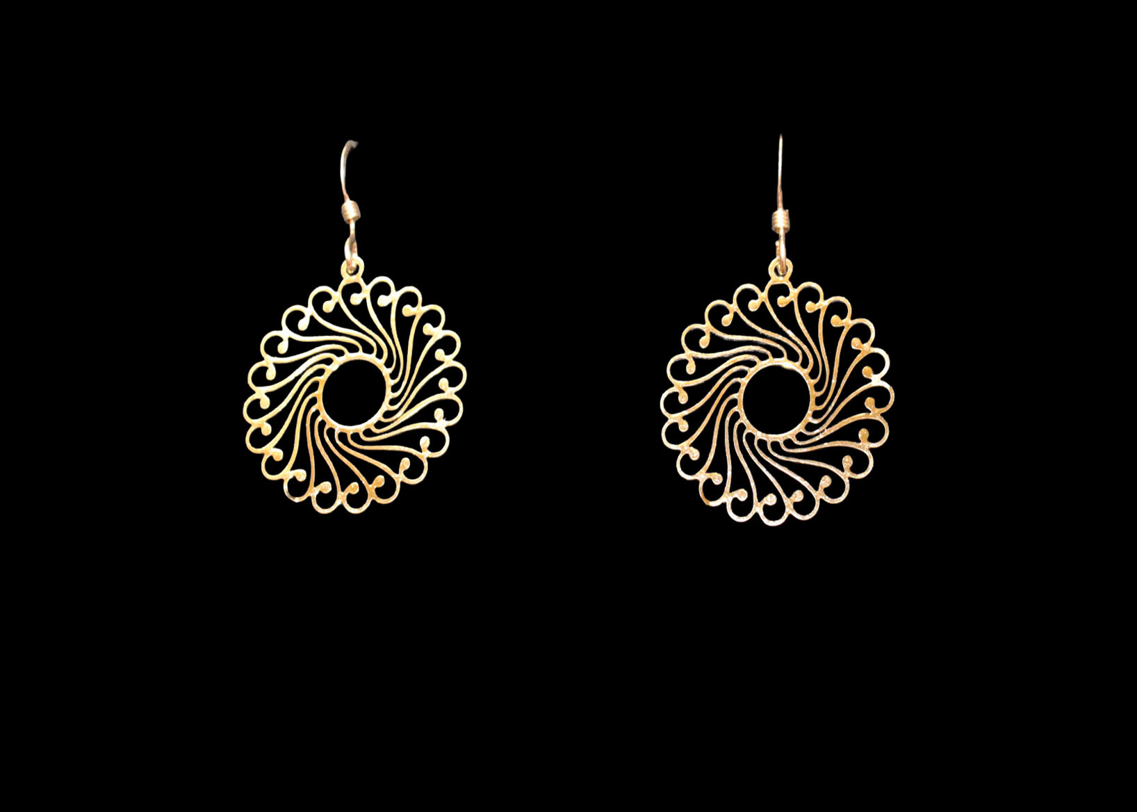 GOOSE Filigree Round Earring Gold