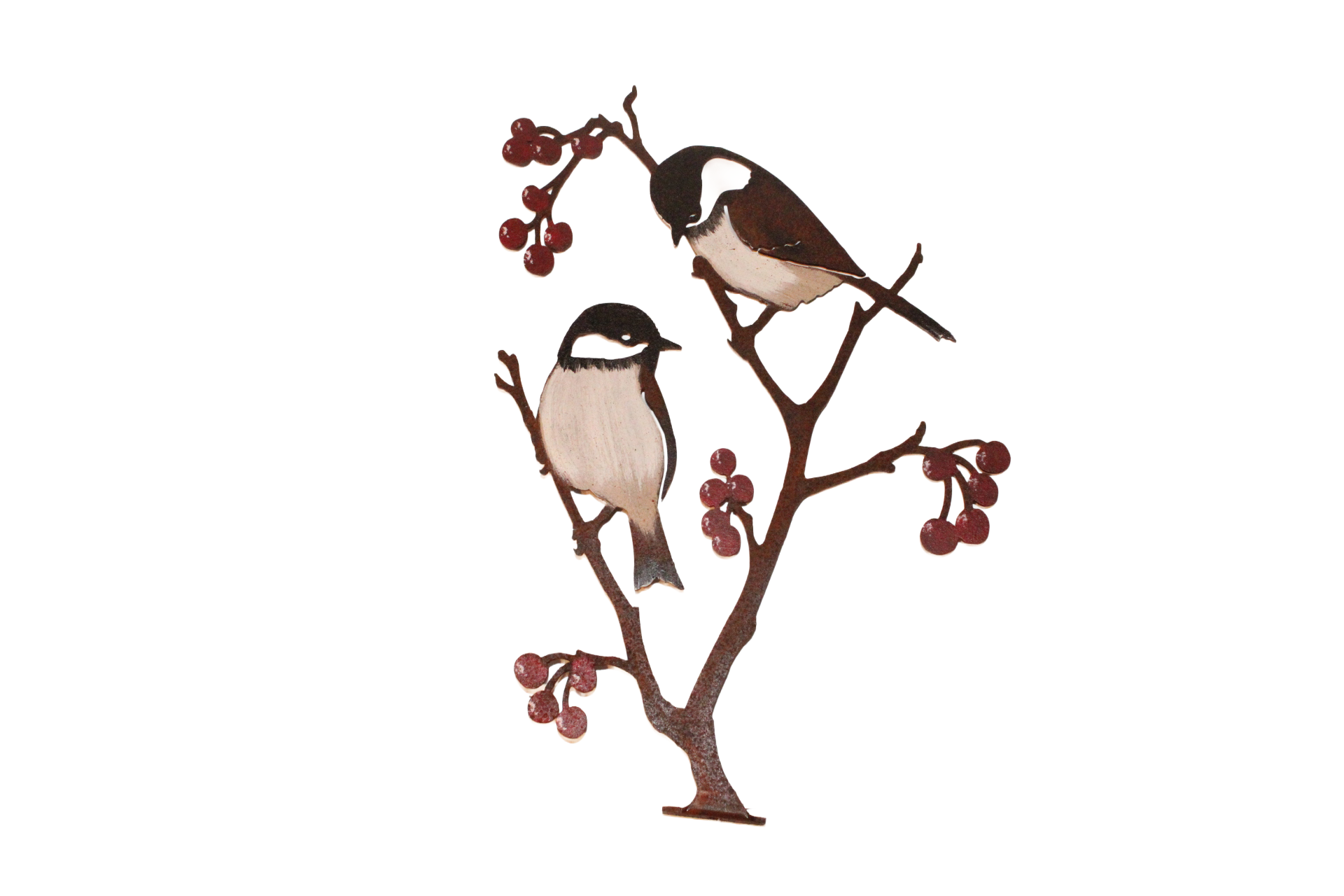 ELEGA Chickadees and Berries Silhouette