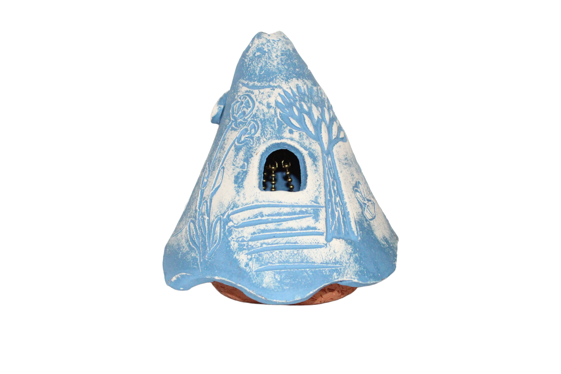 AMARA Whimsey Bird House Blue Flower