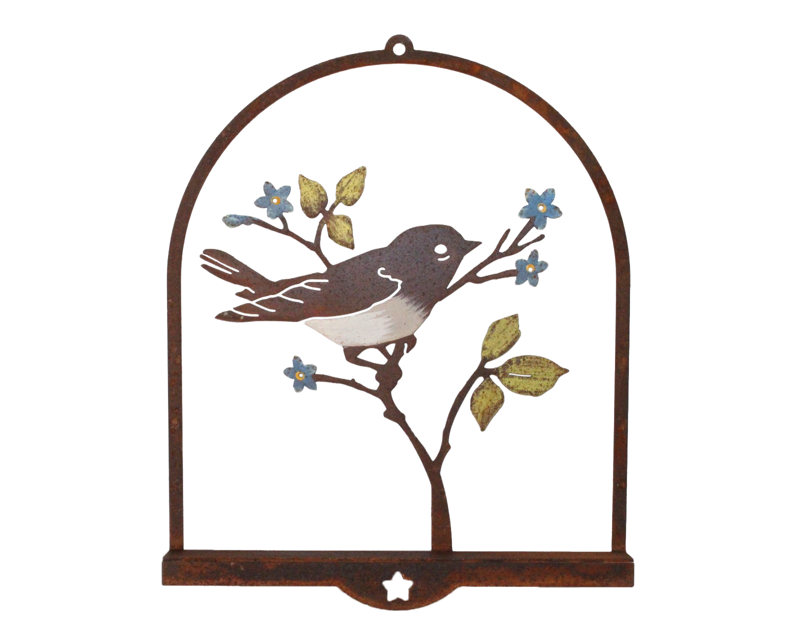 ELEGA Warbler on Flower 3D Art