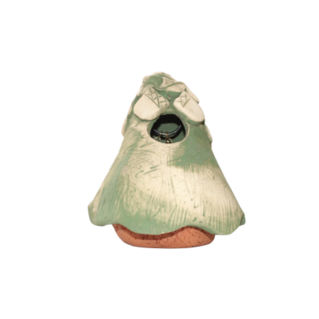 AMARA Whimsy Bird House Green Oak