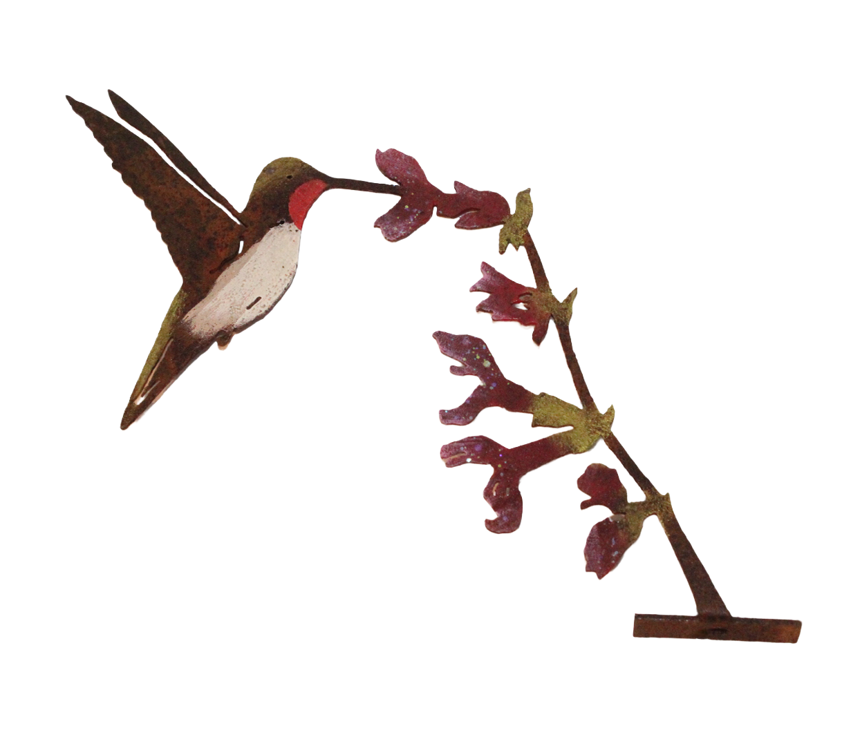 ELEGA Hummingbirds on Salvia Tab