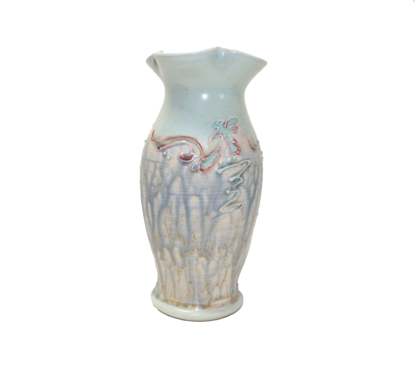 EARTHT Vase, slip trail