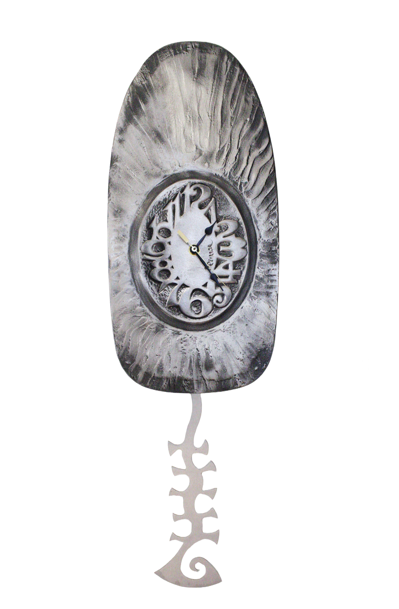 DRUMM OVAL CLOCK WITH PEND