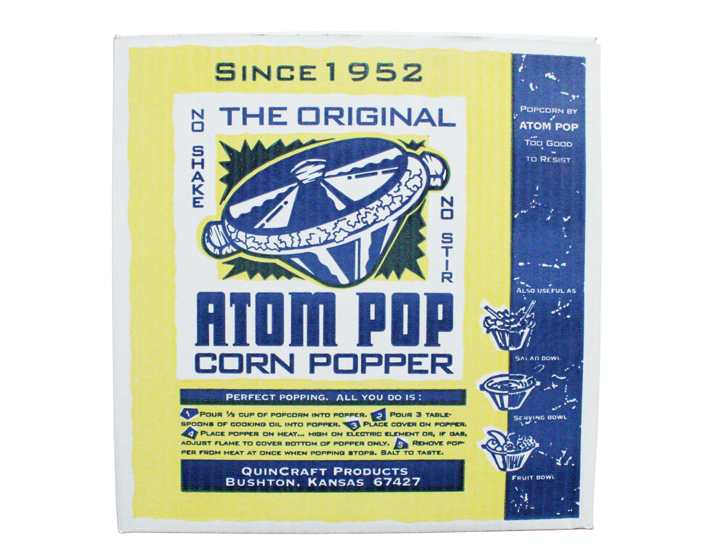 AMISH Atom Pop Popcorn Popper