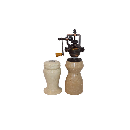 Antique Style Grinder and Shaker Set