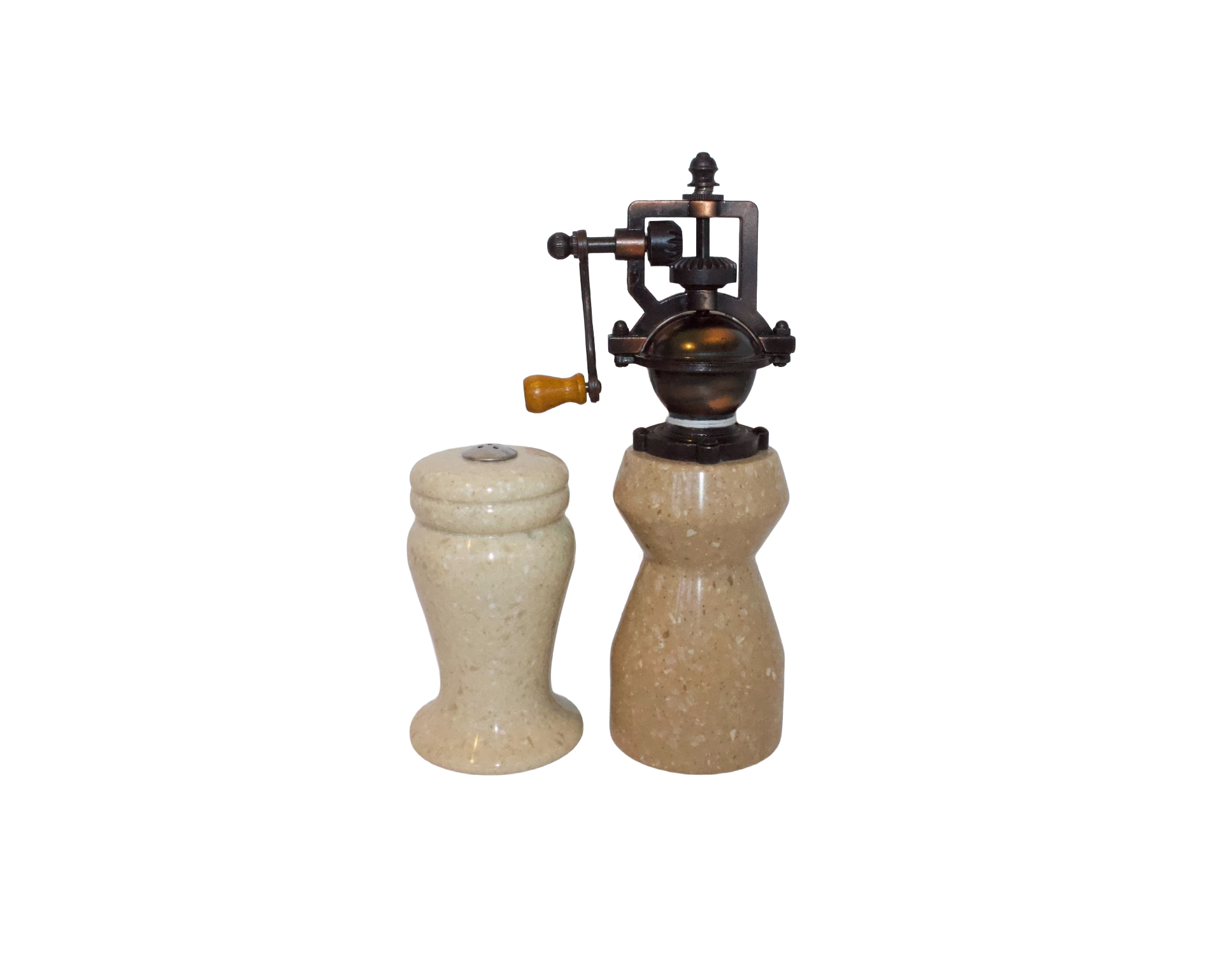 Antique Style Grinder and Shaker Set