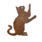 ELEGA Upright Playing Cat