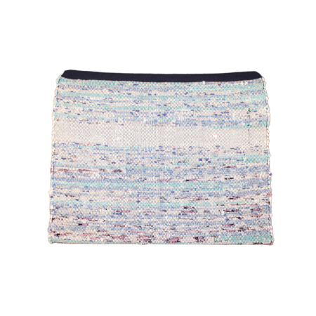 APCRAFT Rug white, navy, blues ,pink