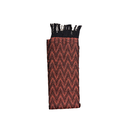APCRAFT Scarf Dk Pink, black, gold