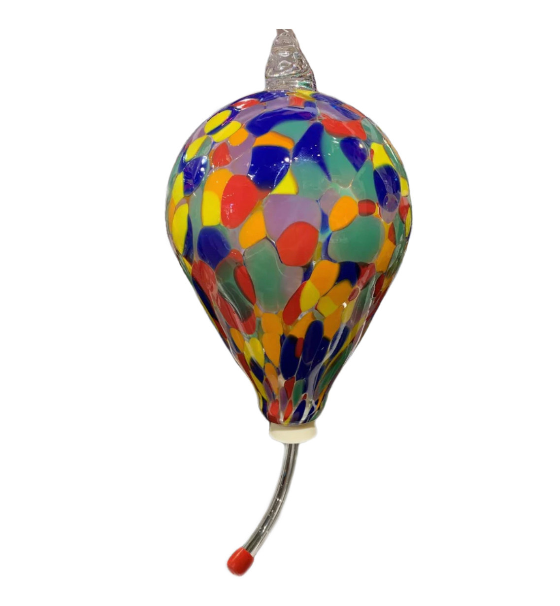 SUPER Glass Hummingbird Feeder