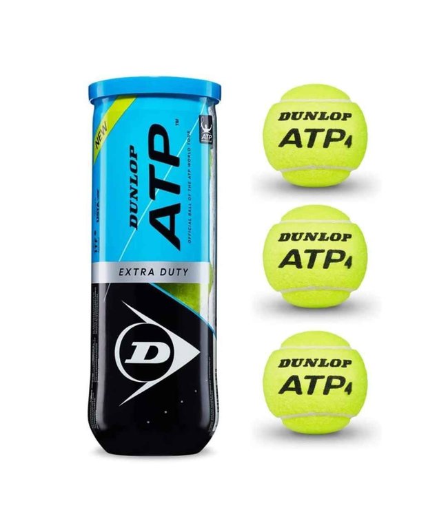 Dunlop ATP Extra Duty x3 Tennis Balls
