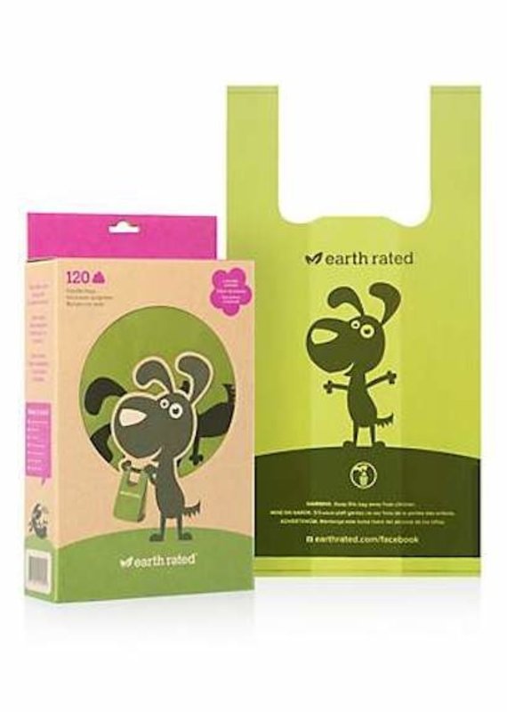 Earth Rated Earthrated Poop Bags with Handles, 120ct