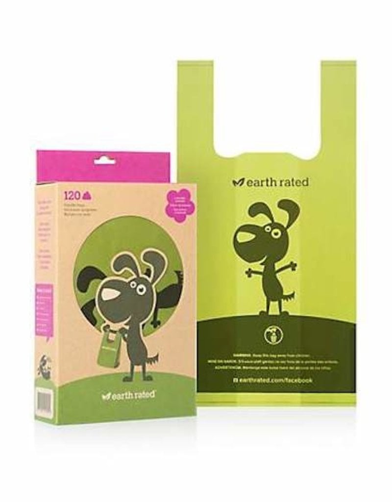 Earth Rated Earthrated Poop Bags with Handles, 120ct