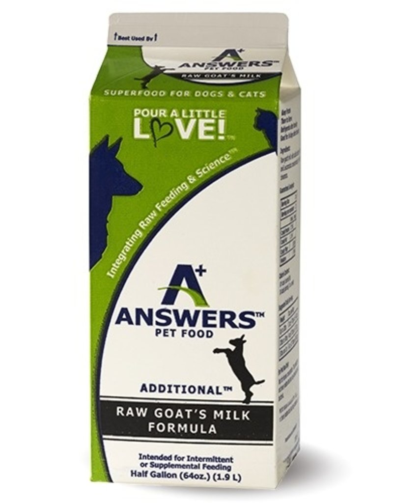 Answers Answers FZN Goat Milk