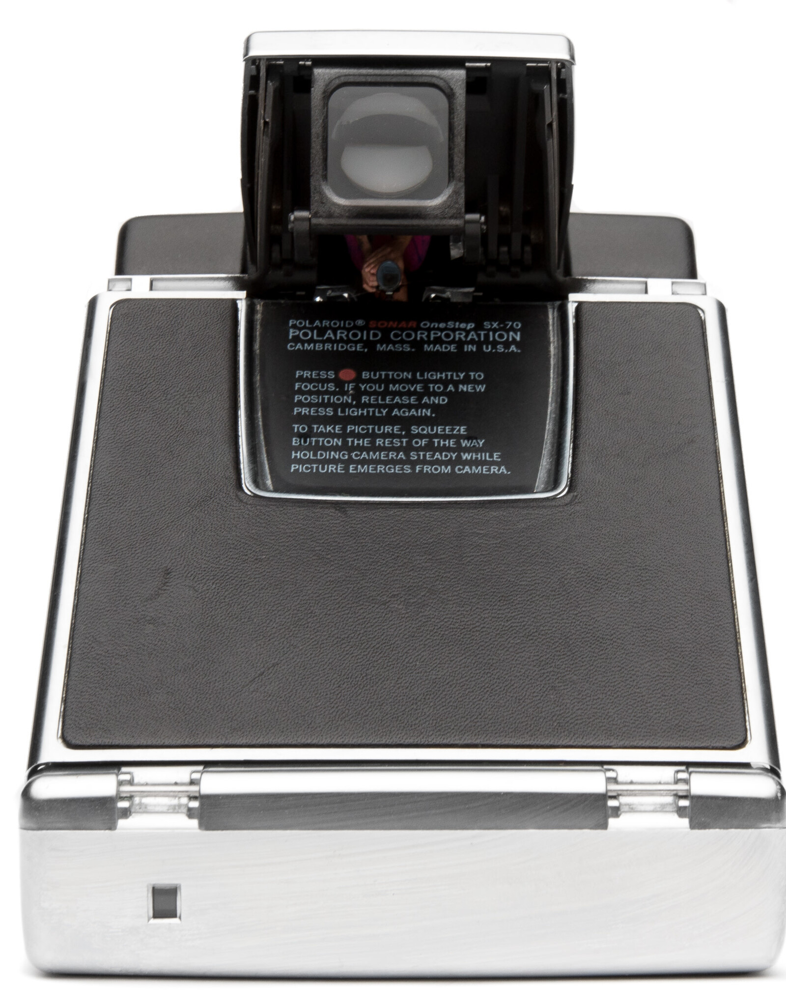 Polaroid Polaroid SX-70 Stainless/Black Sonar Instant Camera