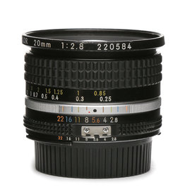 Nikon Nikkor 20mm f2.8 AiS Lens
