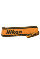 Nikon Vintage Nikon Gold & Black Embroidered Camera Strap