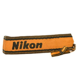 Nikon Vintage Nikon Gold & Black Embroidered Camera Strap