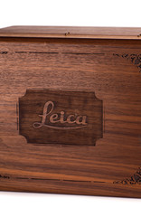 Leica Vintage Leica Carved Walnut Wood Presentation Box