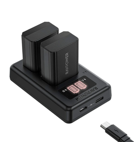 RavPower RavPower NP-FW50 Camera Battery Charger Set for Sony