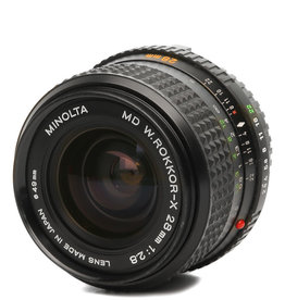 Minolta Minolta MD W-Rokkor-X 28mm f2.8 Lens w/Hood