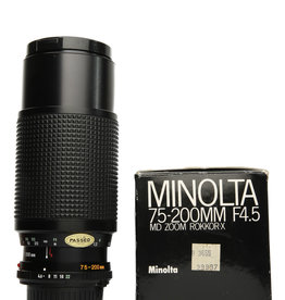 Minolta Minolta 75-200mm f/4.5 MD Zoom Rokkor X Lens