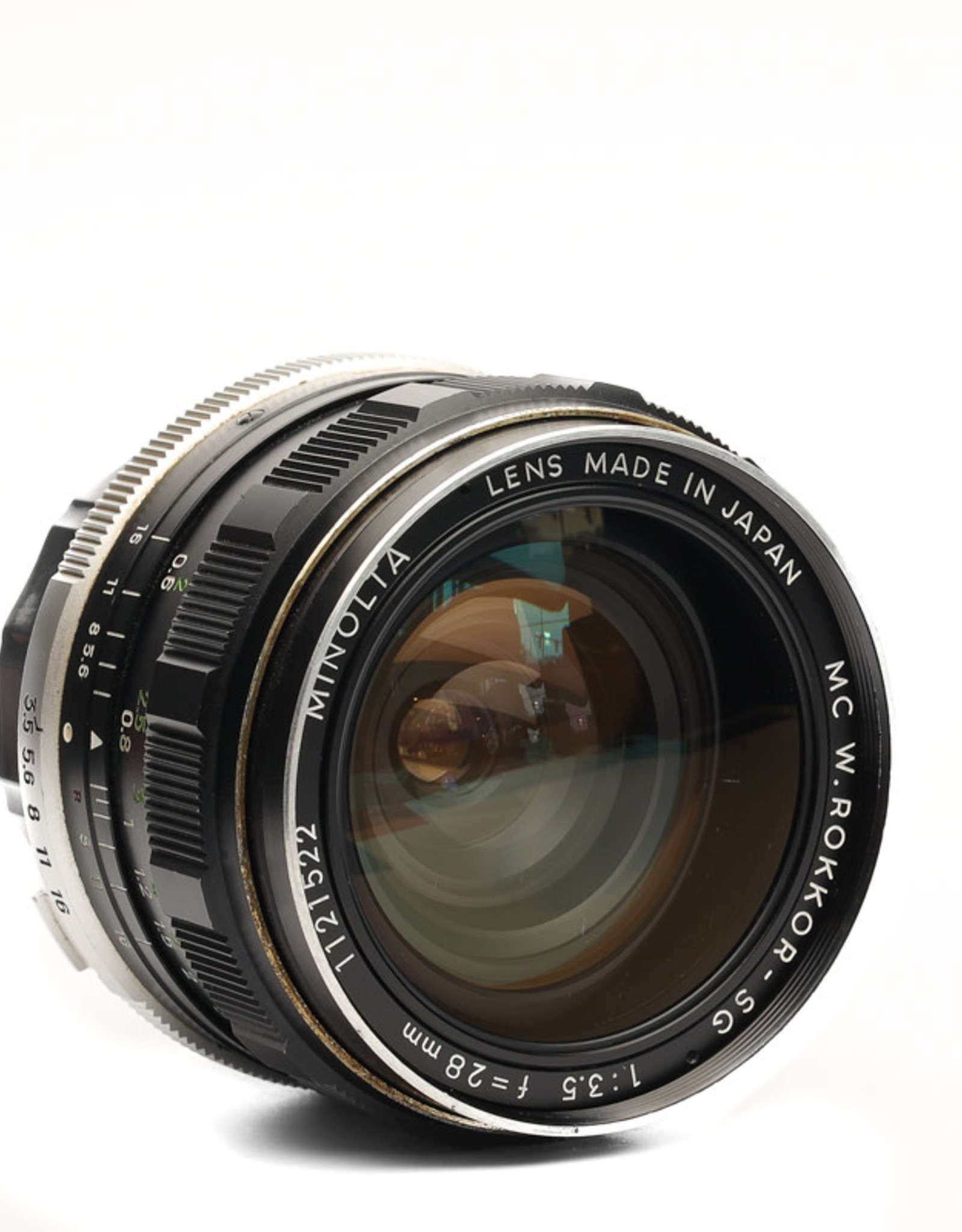 Minolta Minolta MC-W-Rokkor SG 28mm f3.5 Lens