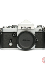 Nikon Nikon F2 SIlver 35mm SLR DE-1 Eye Level Prism Camera Body
