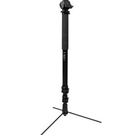 Manfrotto Manfrotto 682B Compact Aluminum 3-Sec. Monopod w/Tilt Head and Feet