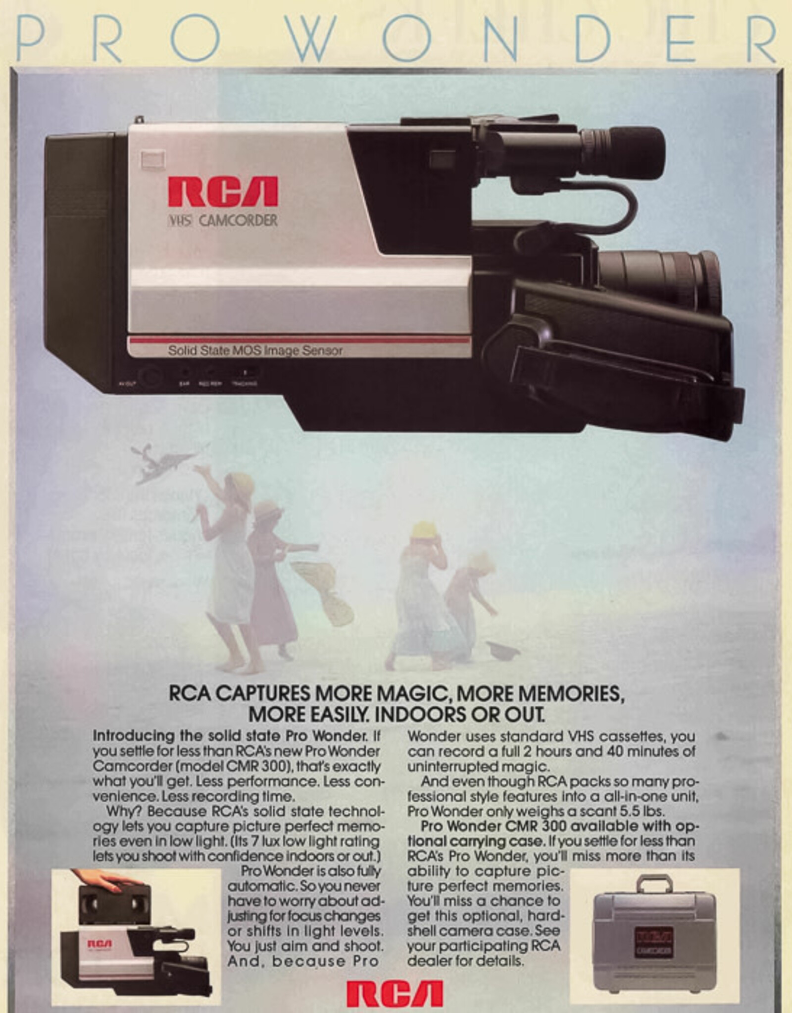 RCA RCA Pro Wonder CMR300 VHS Camcorder