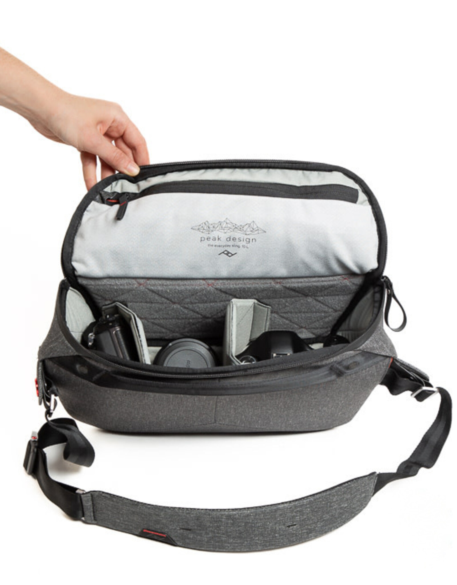 Peak Design Everyday Sling v1 10L, Charcoal - Acme Camera Co.