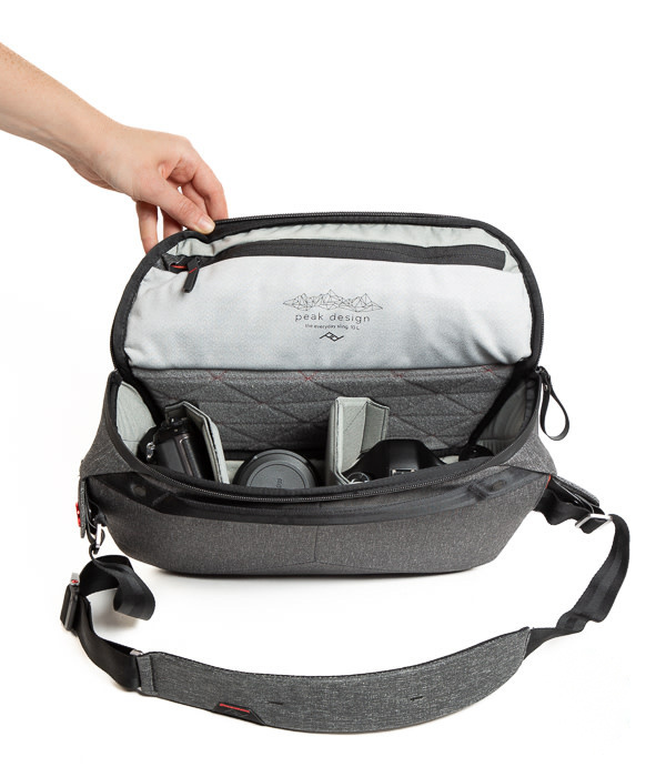 Peak Design Everyday Sling v1 10L, Charcoal - Acme Camera Co.