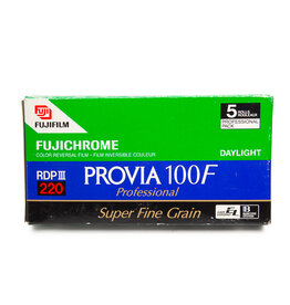 Fuji Fujifilm 220 Fujichrome Provia 100F Professional Color Slide (transparency) film (expired 01/12)