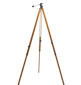 Vintage Wood and Brass Large Format Tripod