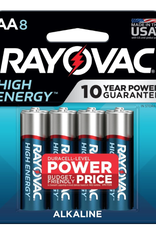 Rayovac Rayovac AA Battery 8 Pack