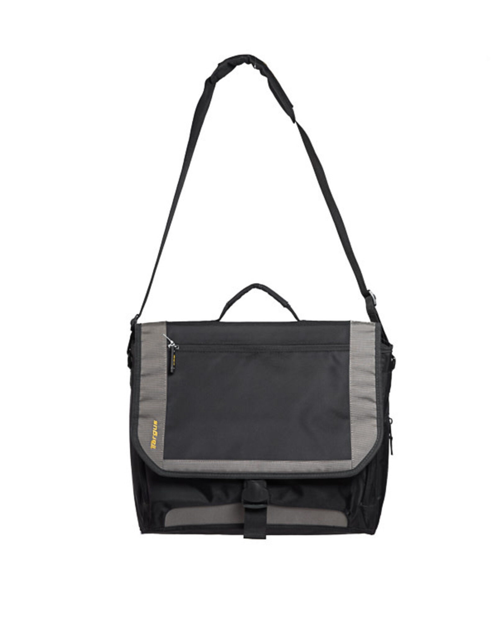 Targus Targus Gray & Black Crossbody Shoulder Strap Messenger Bag