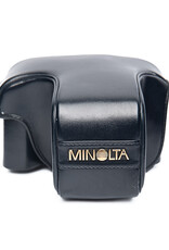 Minolta Vintage Minolta Navy CF-72 Leather Camera Case