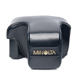 Minolta Vintage Minolta Navy CF-72 Leather Camera Case