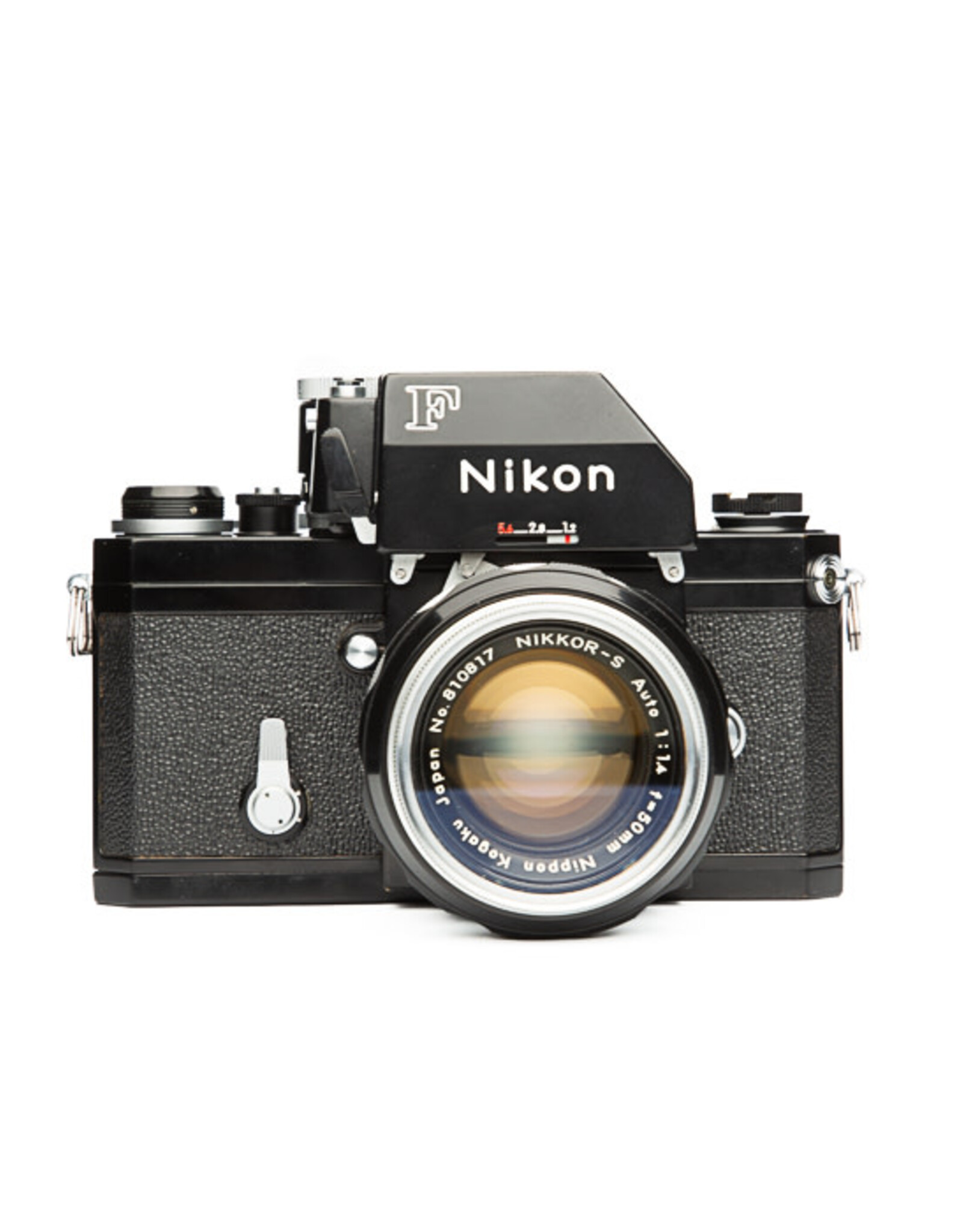 Nikon F Black 35mm Camera w/FTN Prism Finder & 50mm f1.4 - Acme