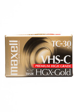 Maxell VHS-C HGX-Gold TC-30 Camcorder Video Cassette