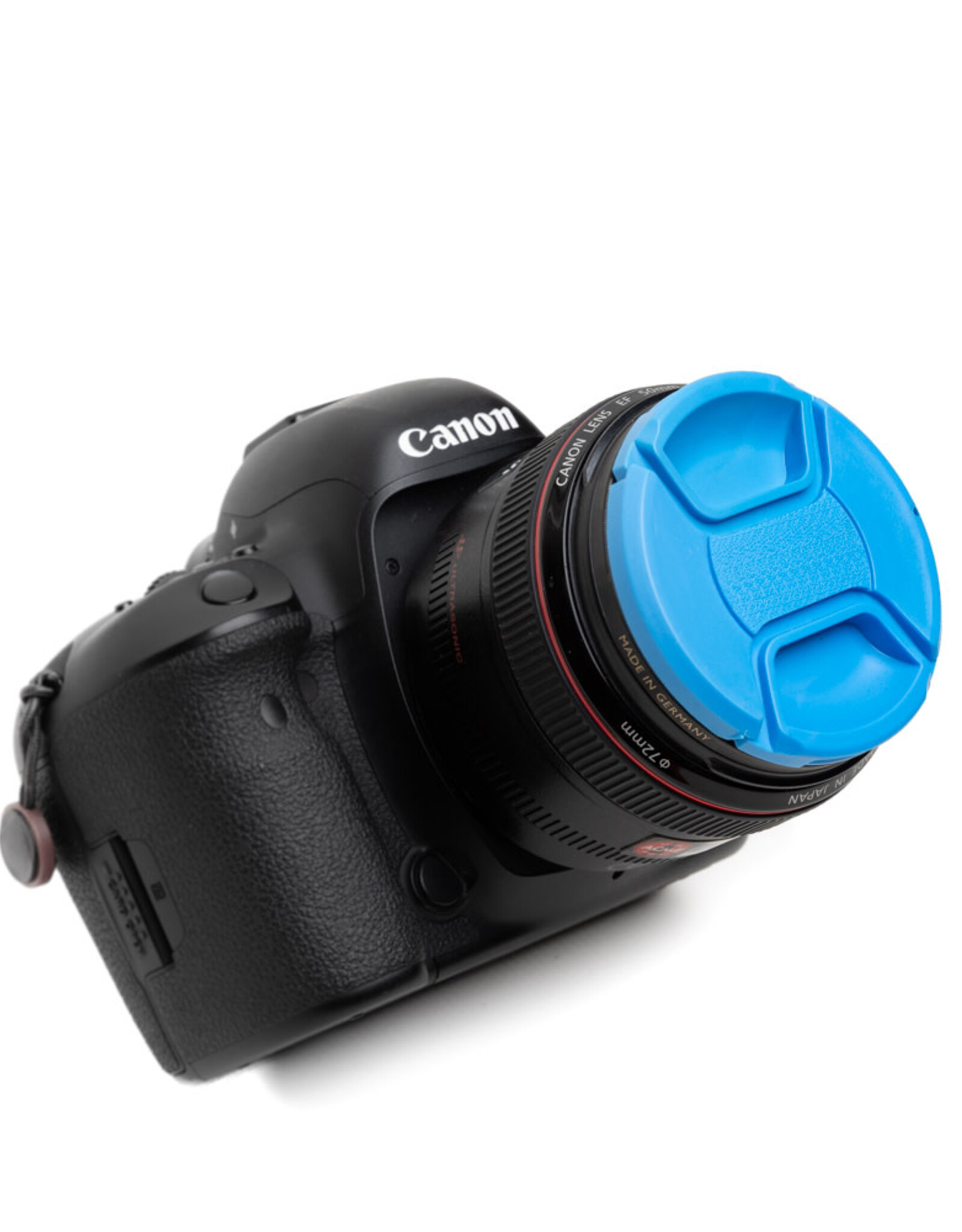 55mm Blue Center Pinch Lens Cap