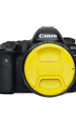 77mm Yellow Center Pinch Lens Cap