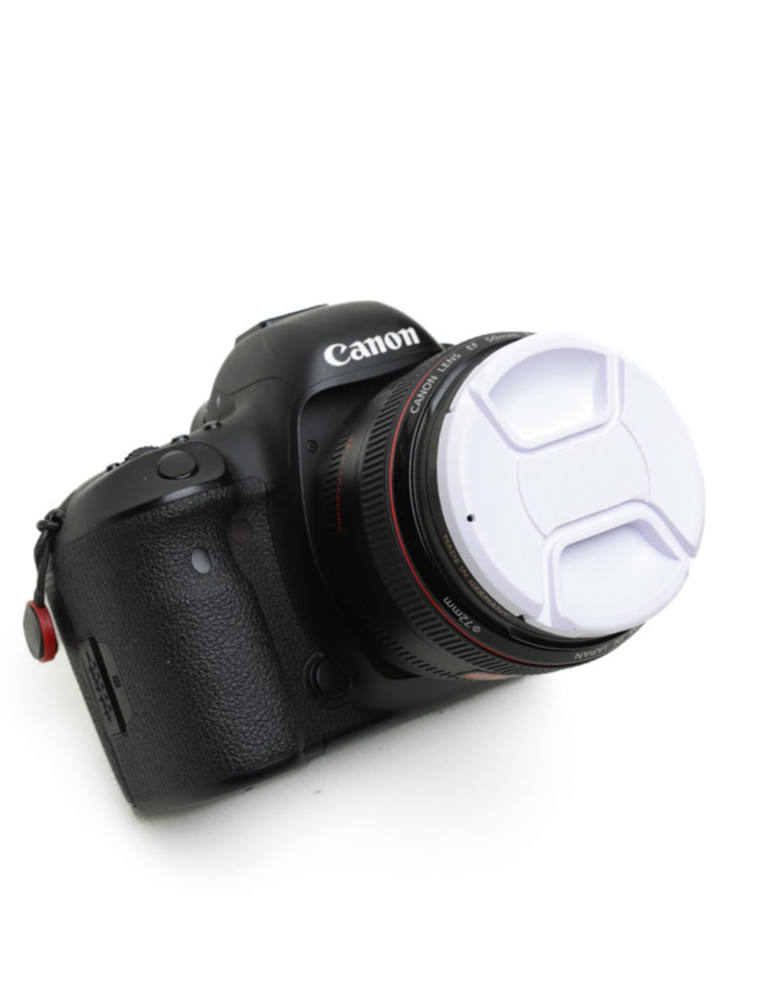 72mm White Center Pinch Lens Cap