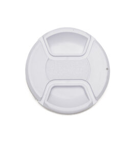 52mm White Center Pinch Lens Cap