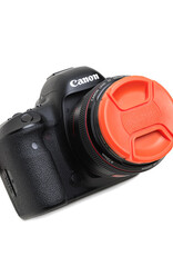 77mm Orange Center Pinch Lens Cap