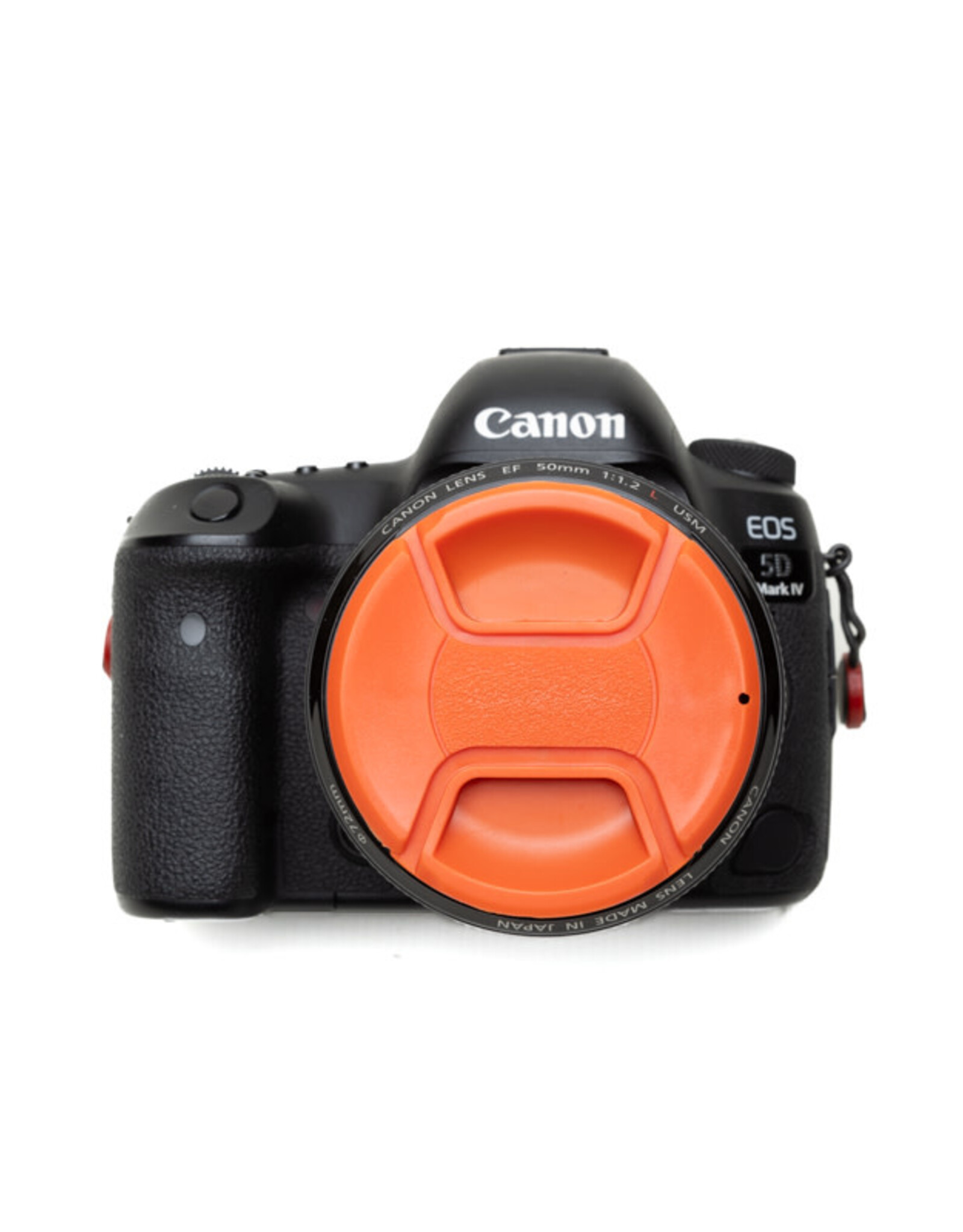 77mm Orange Center Pinch Lens Cap