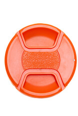 77mm Orange Center Pinch Lens Cap