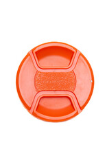 77mm Orange Center Pinch Lens Cap